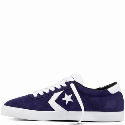 Converse Breakpoint Pro Suede With Leather Low Tops Mens - Indigo/White Shoes (159PIQDZ)